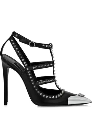 Philipp Plein 120mm stud-embellished leather sandals