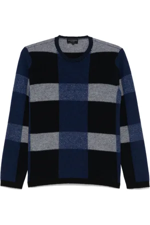 Emporio Armani Icon checked sweater