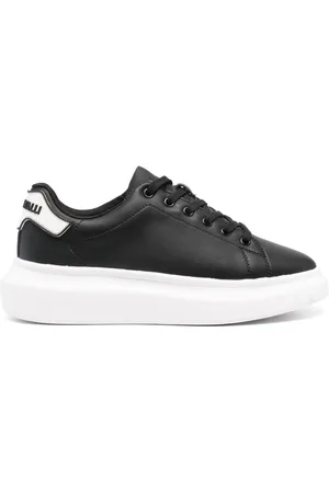 Roberto Cavalli Embossed-logo sneakers
