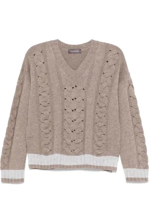 LORENA ANTONIAZZI Cable-knit sweater