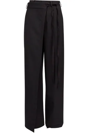 Maison Margiela Single-stitch logo flared trousers