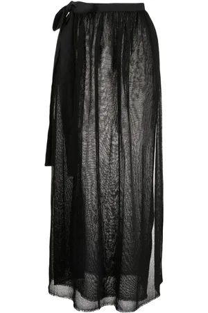 UMA WANG Tie-fastened high-waisted skirt
