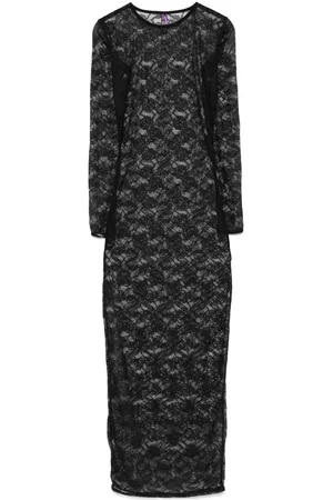 MAISON CLOSE Chantilly-lace midi dress