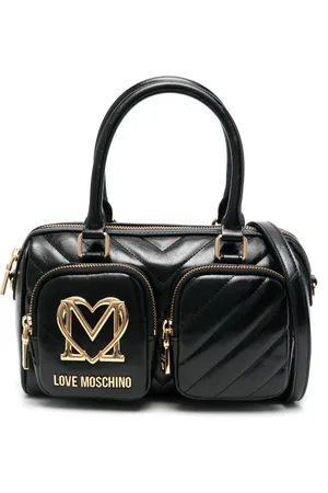 Moschino Logo-plaque tote bag