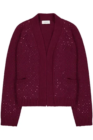 LANEUS Perforated-design cardigan