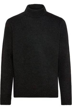 Boggi Milano Merino wool polo neck jumper