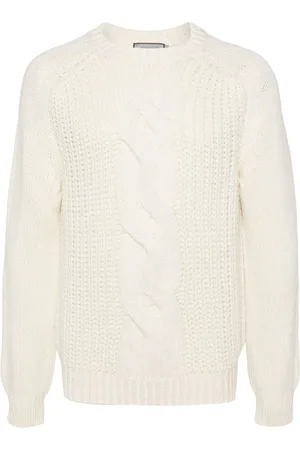 CANALI Braided ribbed sweater