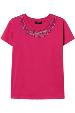 Twin-Set Fringe-detailing T-shirt