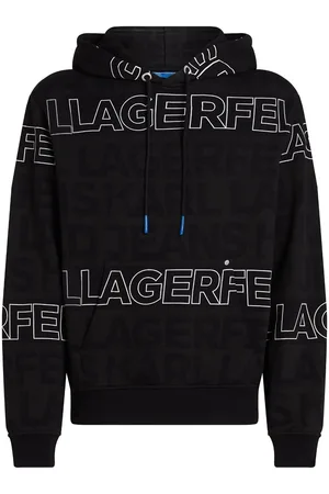 Karl Lagerfeld Logo-embroidered hoodie