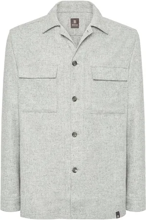Boggi Milano Logo-patch shirt