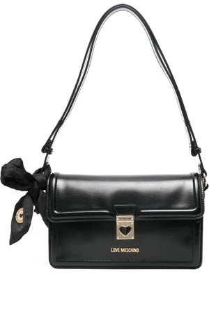 Moschino Logo-plaque crossbody bag