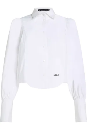 Karl Lagerfeld Logo-embroidered shirt