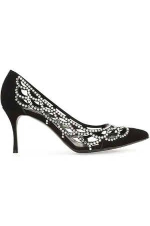 Sergio Rossi Mermaid 75mm embellished pumps