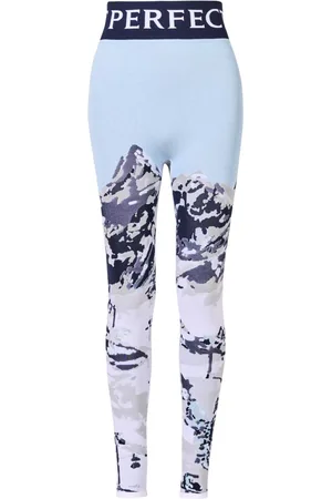 Perfect Moment Landscape-jacquard leggings