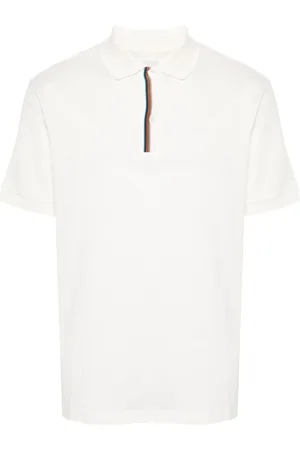 Paul Smith Signature Stripe-trim polo shirt