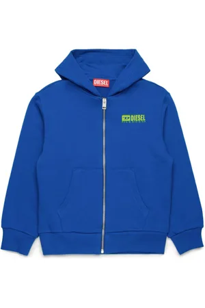Diesel Logo zip-up hoodie