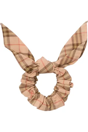 Burberry Check Cotton Scrunchie