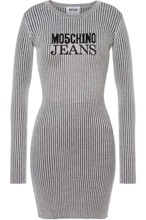 Moschino Cut-out striped dress