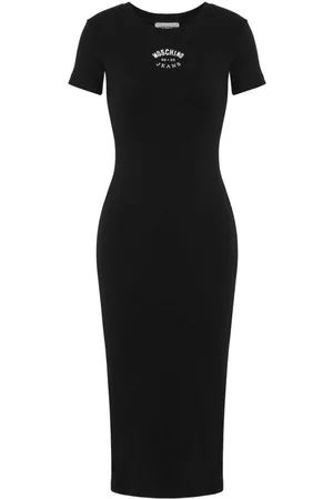 Moschino Ribbed midi dress