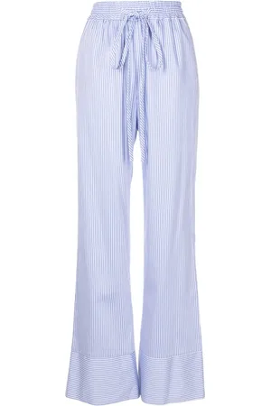 Gloria Coelho X Isabella Fiorentino striped cotton trousers