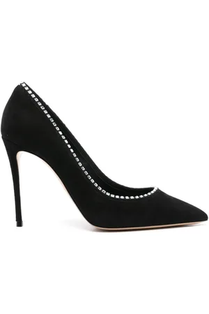 Casadei 100mm crystal-embellished pumps
