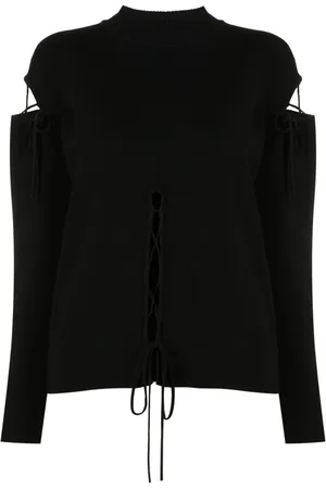 Gloria Coelho Lace-up jumper