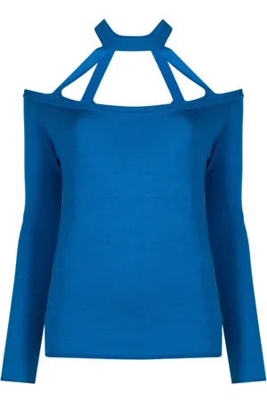Gloria Coelho Asymmetric off-shoulder jumper