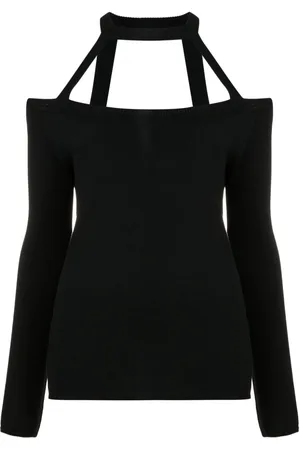 Gloria Coelho Asymmetric off-shoulder jumper