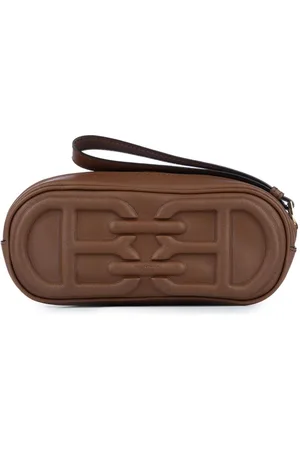 Bally Logo-embossed clutch bag