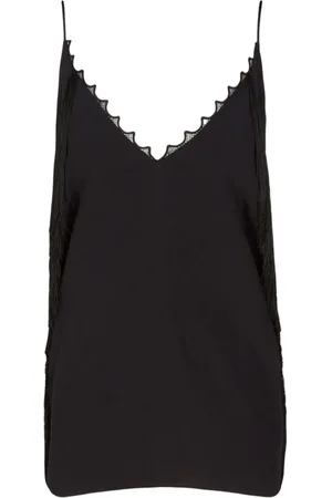 SIMONA CORSELLINI Fringe-detailing tank top