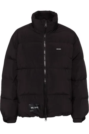Izzue Logo zip-up padded jacket