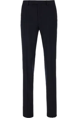 Ermenegildo Zegna Pressed-crease tapered trousers