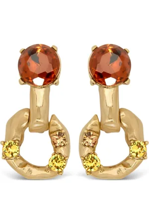 Oscar de la Renta Scramble chain-link earrings