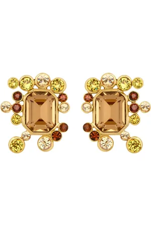 Oscar de la Renta Mixed-crystal cluster ring