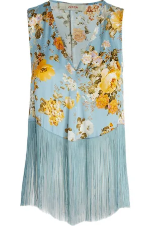 Jucca Fringe-hem vest