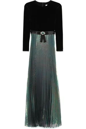 NISSA Embellished lam?? maxi dress