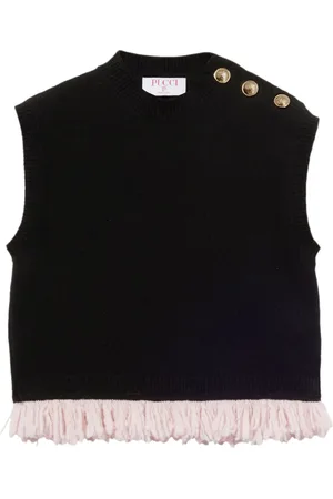 Puccini Fringed crop top