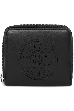 Karl Lagerfeld K/Circle leather bi-fold wallet