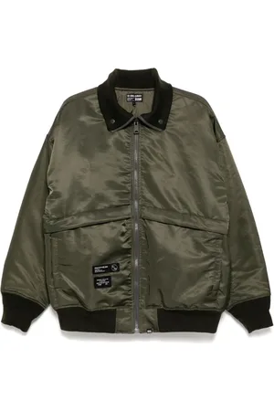 Izzue Logo-patch bomber jacket