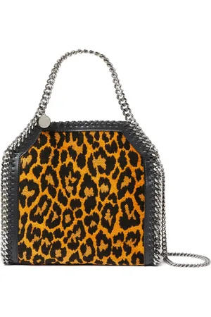 Stella McCartney Mini Falabella leopard-print tote bag