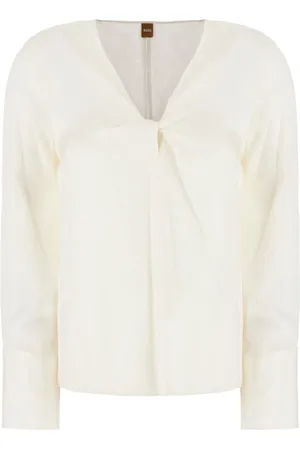 HUGO BOSS Twist-front blouse