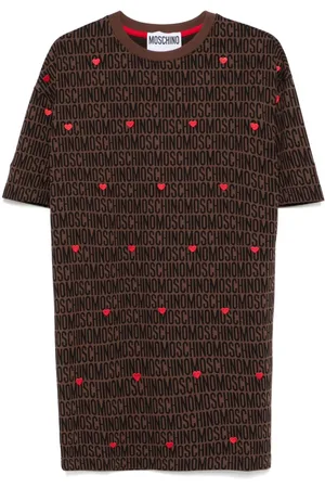 Moschino Heart-embroidered T-shirt
