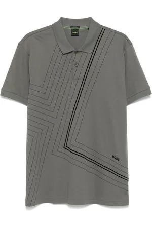 HUGO BOSS Stripe-print polo shirt