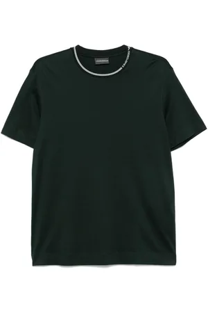 Emporio Armani Logo-jacquard T-shirt