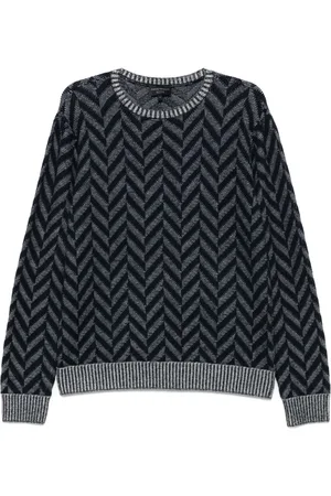 Emporio Armani Herringbone-pattern sweater
