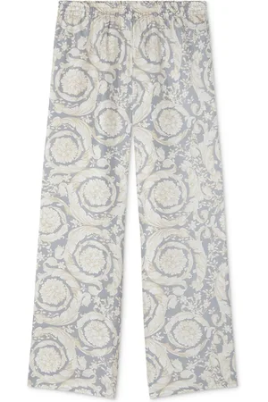VERSACE Barocco silk track pants
