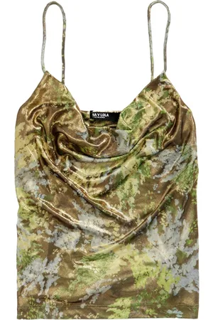 Bimba y Lola Mimosa-print top