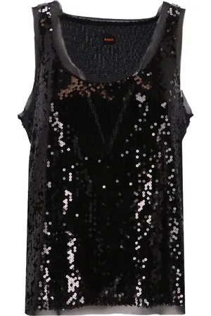 HUGO BOSS Sequinned tank top