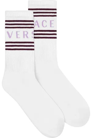 VERSACE Intarsia-logo socks
