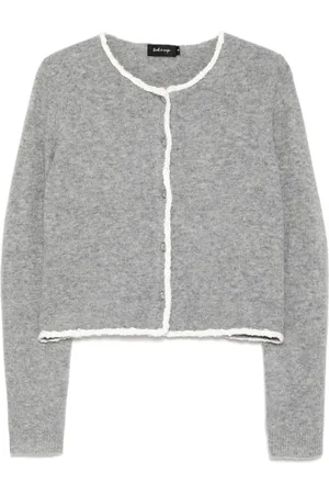 tout a coup Contrast-trim cardigan
